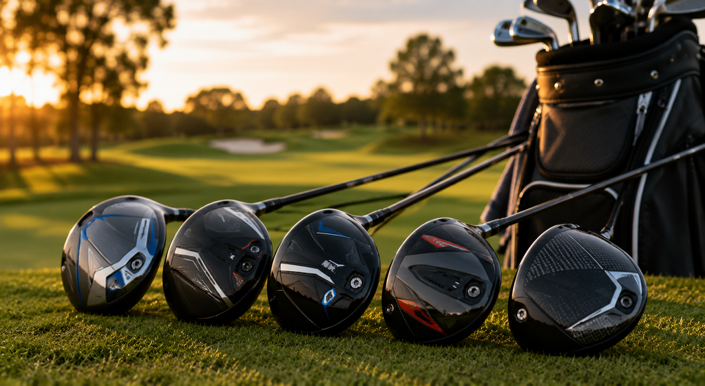 Mid-handicap golfer testing a modern driver on a golf course to compare distance, forgiveness, and control.