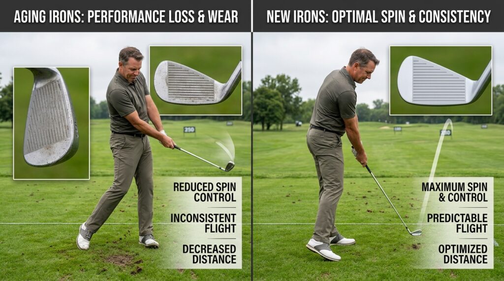 aging-irons-affect-ball-striking-distance